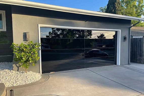 Full View Frameless Garage Doors