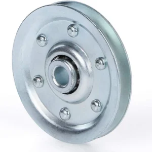 Garage Door 4" Clevis Pulley for 1/8 in. cables (BASE ONLY - NO NUTS OR FORK)